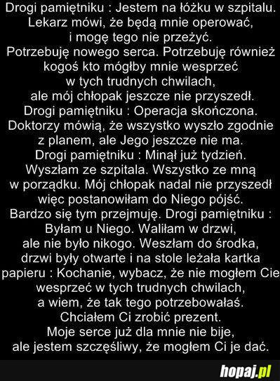 Drogi pamiętniku