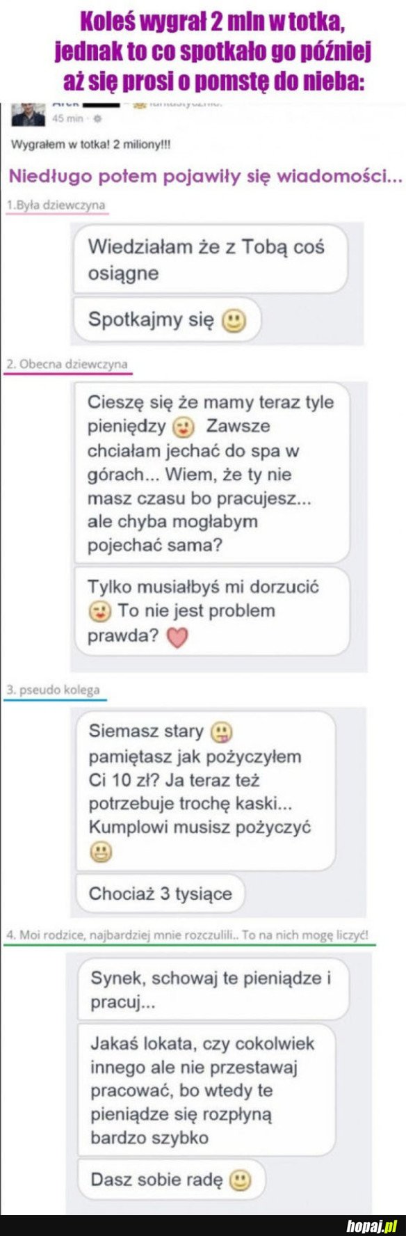 TE WIADOMOŚCI NA FACEBOOKU SĄ TAKIE PRAWDZIWE...