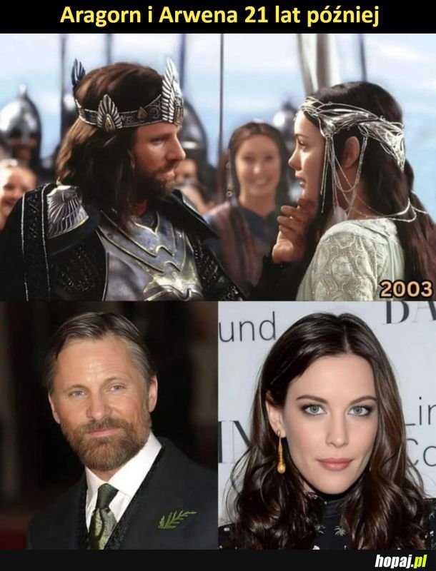 Aragorn i Arwena 21 lat później