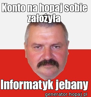 Konto na hopaj sobie założyła