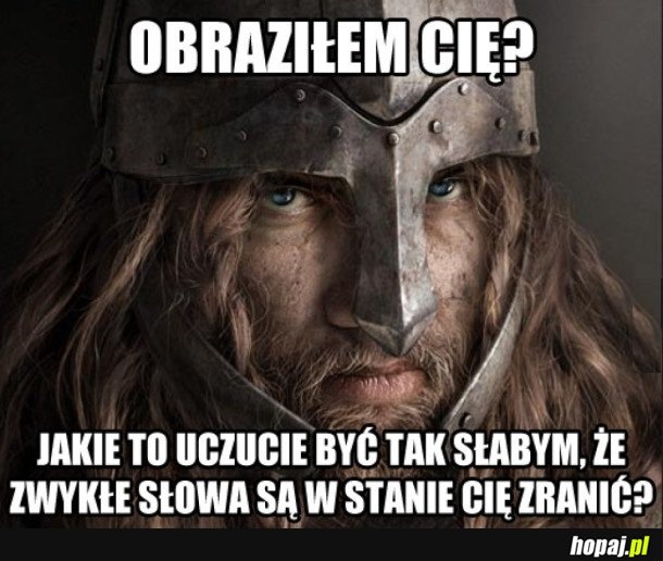 DO OBRAŻALSKICH I PRZEWRAŻLIWIONYCH