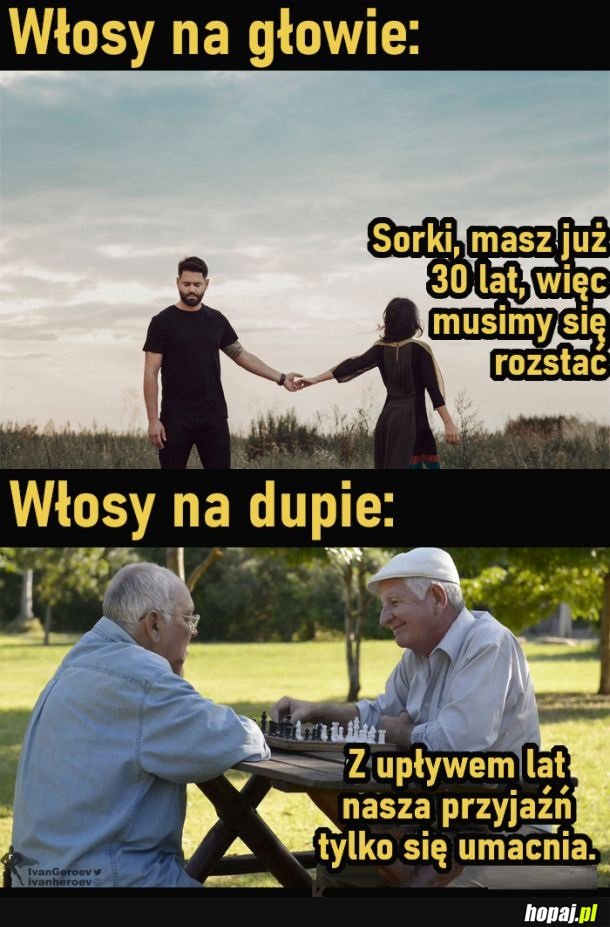 Relacja z włosami...