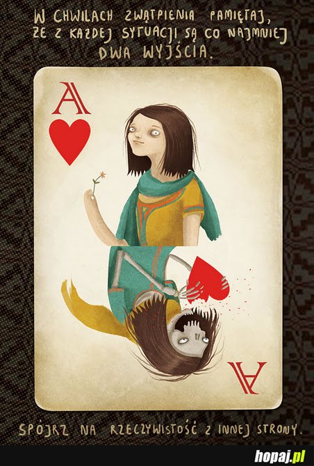 W chwilach zwątpienia...