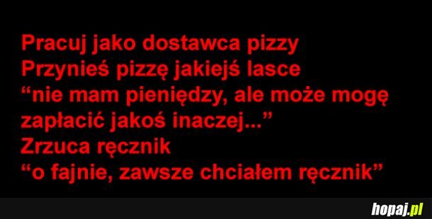 Praca jako dostawca