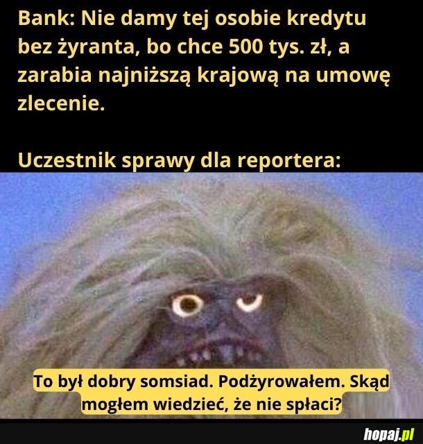 Ale spłacać nie chcę