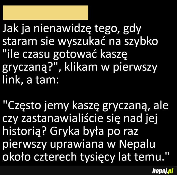 Kto pytał?