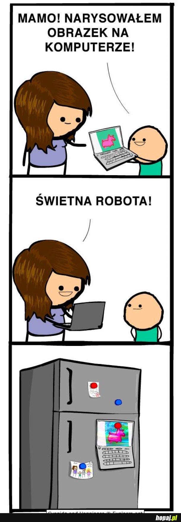 Obrazek na komputerze