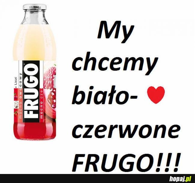 Biało czerwone frugo