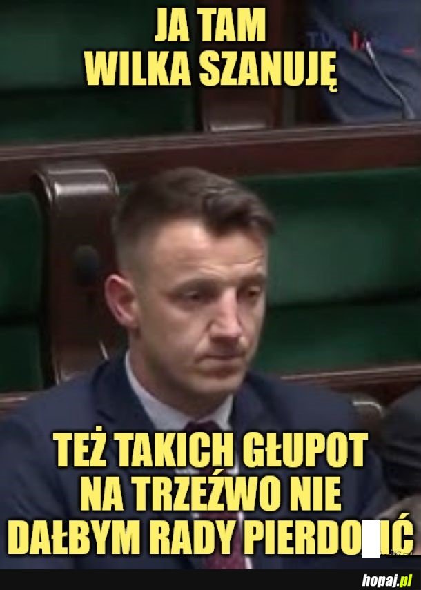Szanuję.