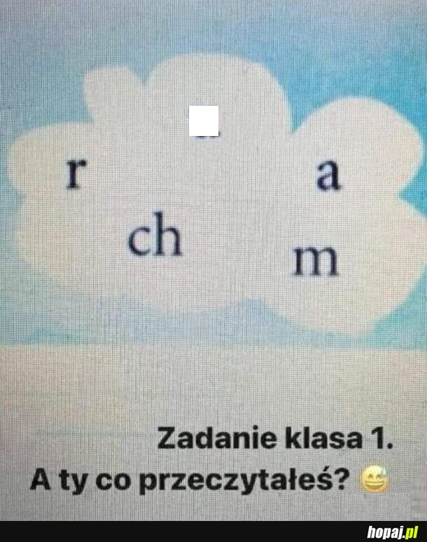 Przeczytalem to złe