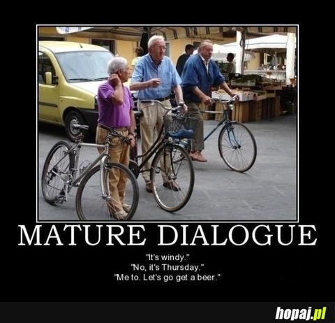 Dialogi starszych ludzi
