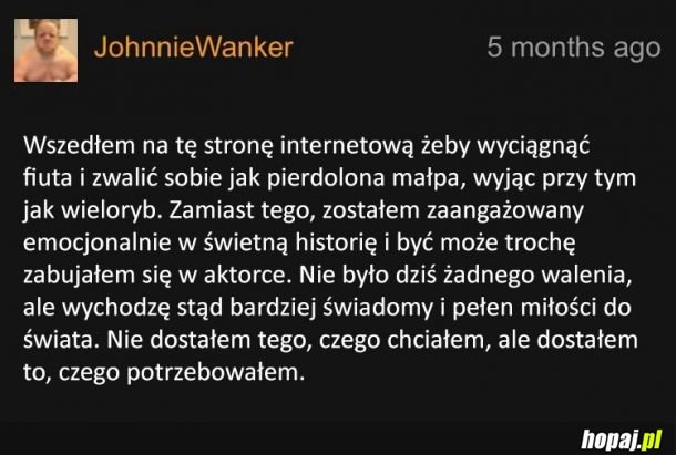 Wzruszyła mnie ta historia