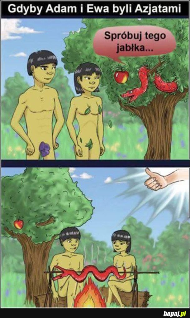 GDYBY ADAM I EWA BYLI AZJATAMI