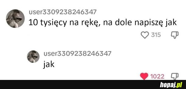 10 k na rękę