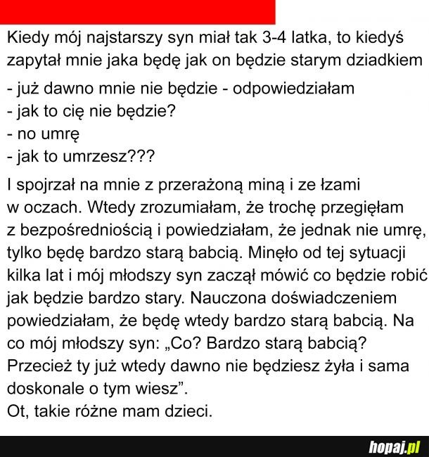 Młodszy syn bardziej ogarnia życie