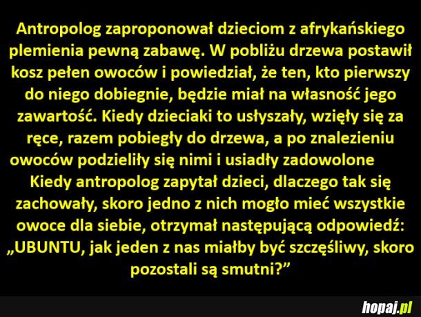 UBUNTU - Kto pierwszy, ten nie lepszy?