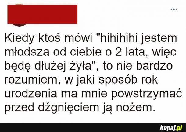 To tak nie działa dziewczynko