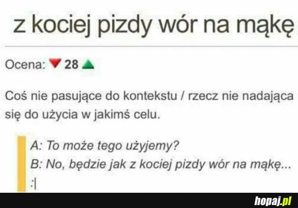 NIE ZNAŁEM, DODAJE DO SŁOWNIKA