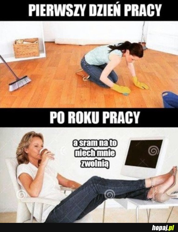 PO ROKU W PRACY