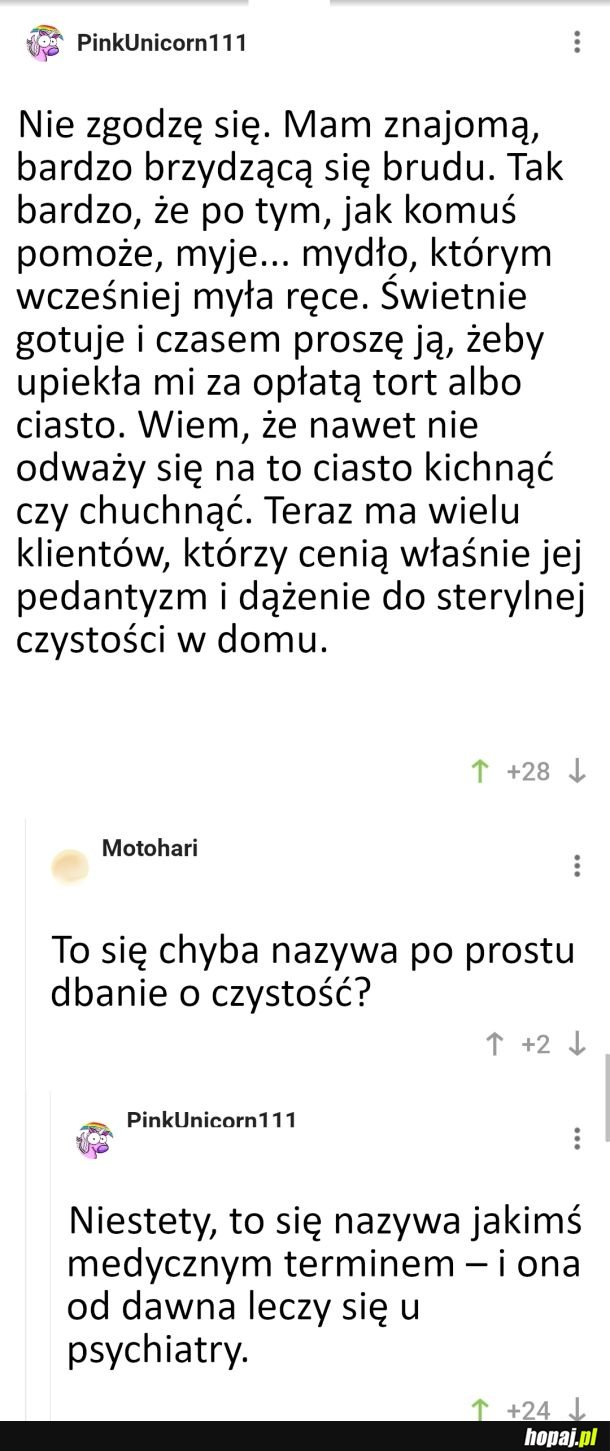 Obrzydzenie do brudu