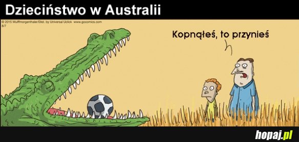 Na rejonie w Australii nie jest kolorowo