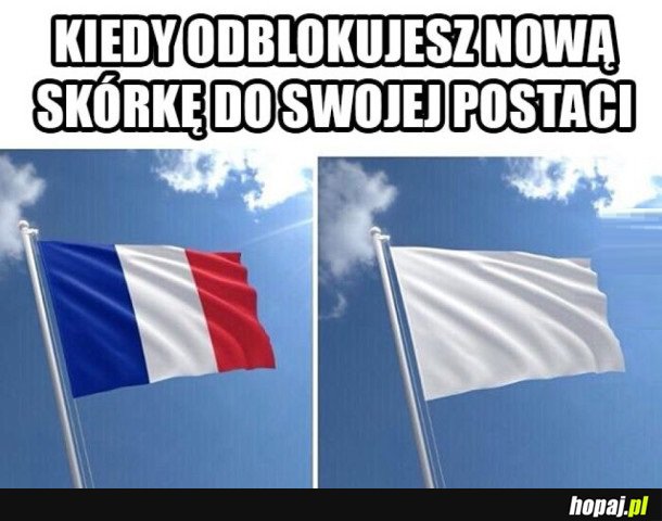 NOWA SKÓRKA DO POSTACI