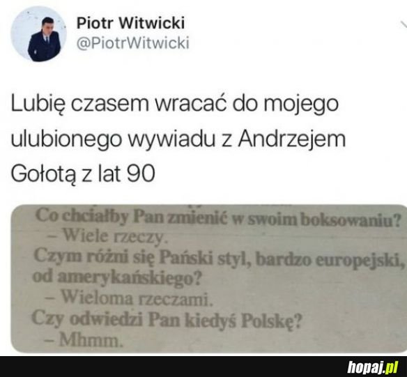 Endrju zna odpowiedź na każde pytanie