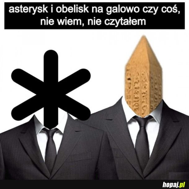 Asterysk i Obelisk