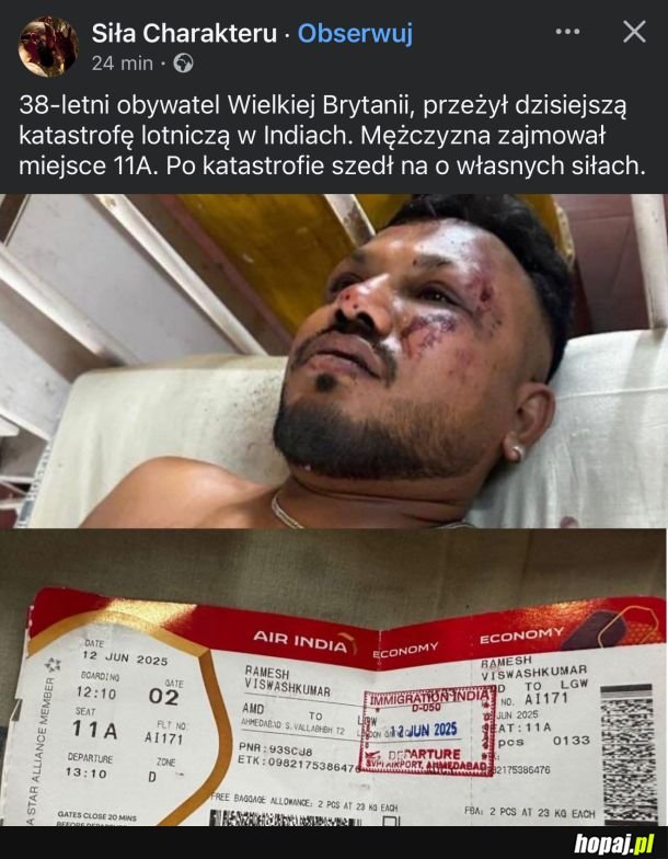 Szczęście w nieszczęściu