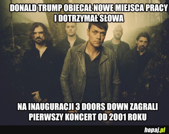 DZIĘKUJĘ PAN TRUMP