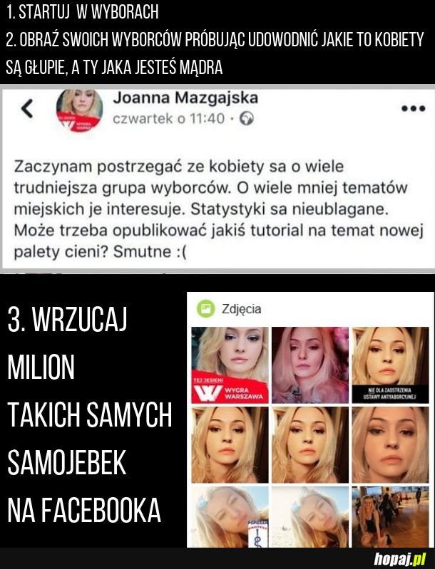 Te kobiety to tylko się sobą interesują!