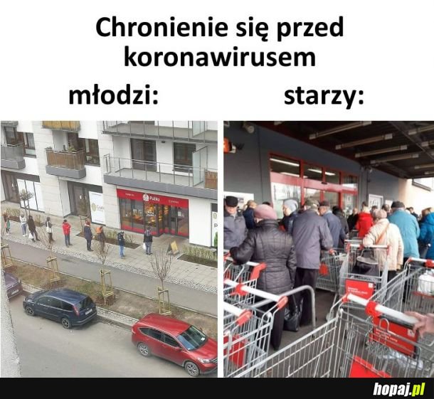 Młodzi ludzie vs starzy ludzie