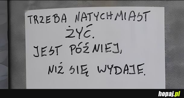 Myśl dnia