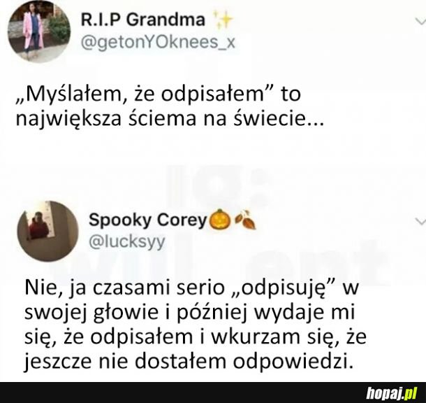 Też tak czasem robię