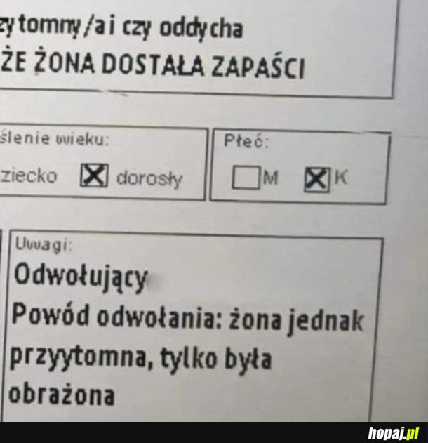 Już jej przeszło