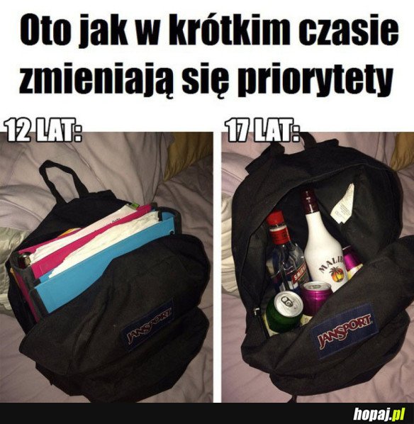 ŻYCIOWE PRIORYTETY