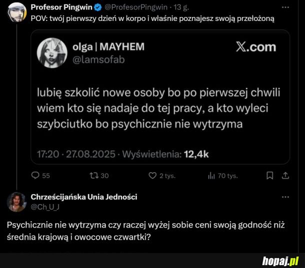 Praca w korpo