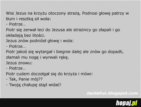 Wisi Jezus na krzyżu...