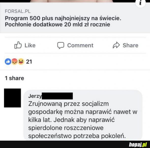 Społeczeństwo jest popsute 