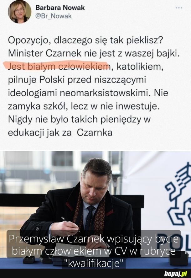 Jeśli biały i katolik to jest ok