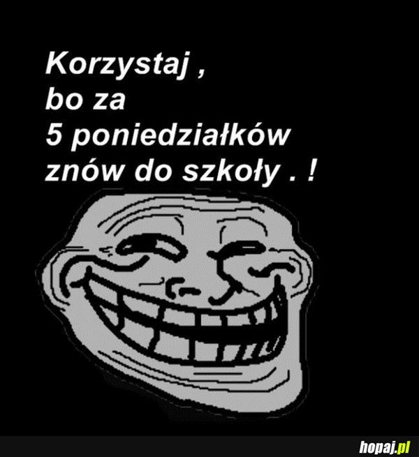 Korzystaj, bo jeszcze tylko 5 poniedziałków zostało