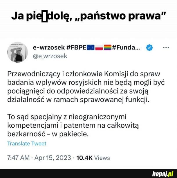 Kogo dziś niszczymy