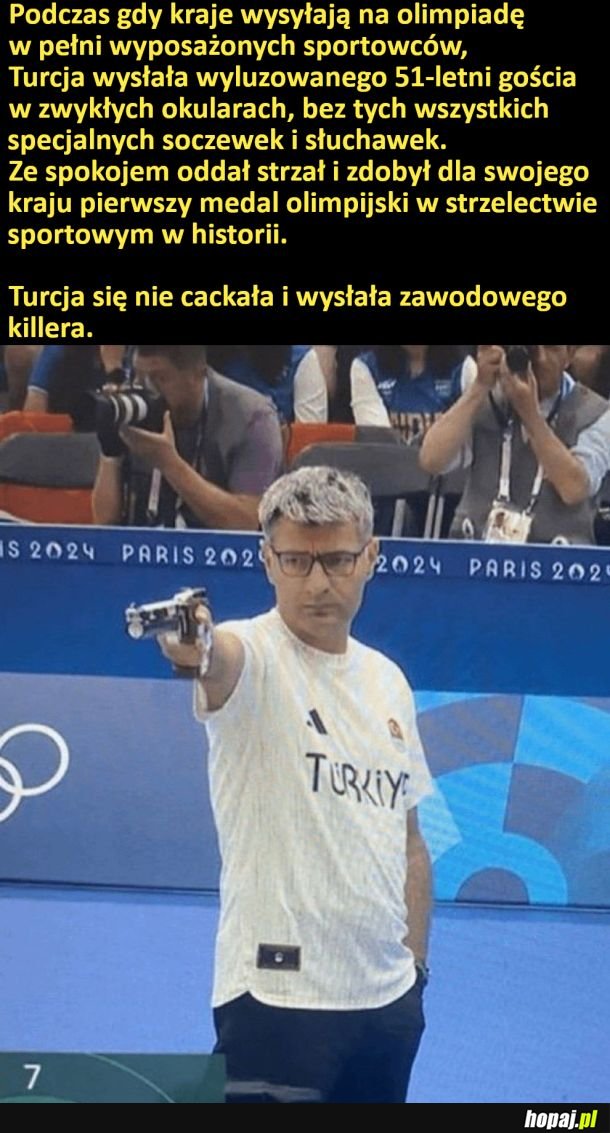 Yusuf Dikeç gwiazda tegorocznej olimpiady