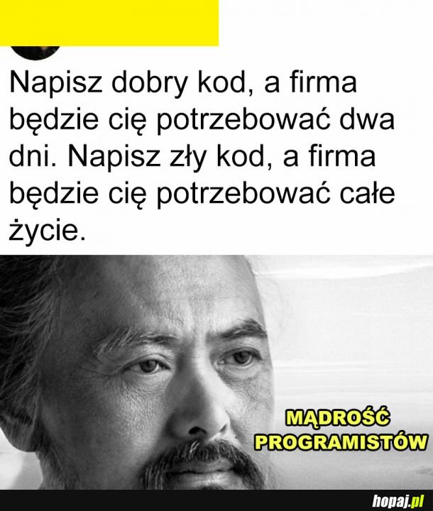 Mądrość programistów