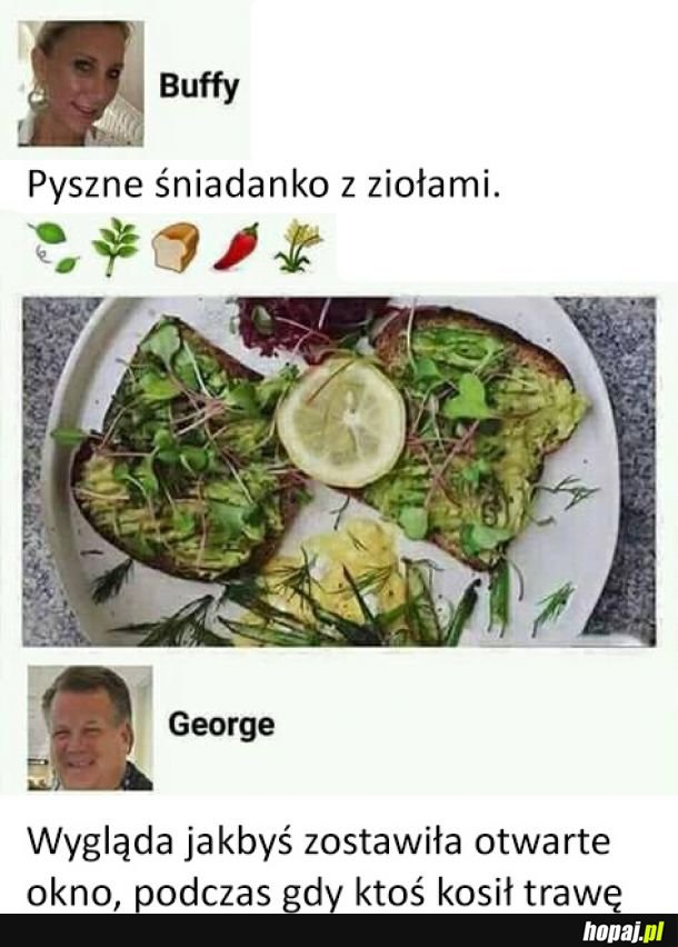 Pyszne wege śniadanko