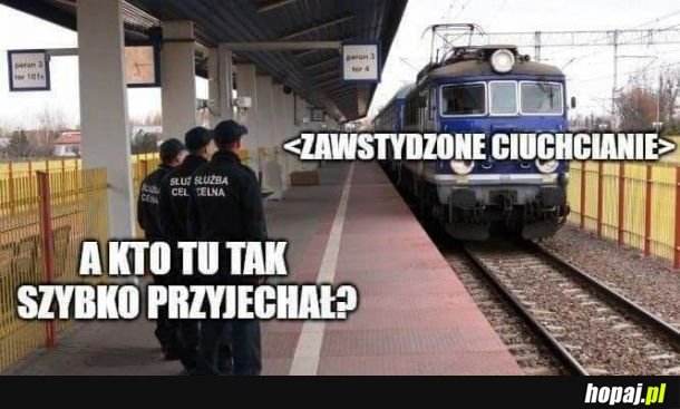 A kto tu tak szybko przyciuchciał