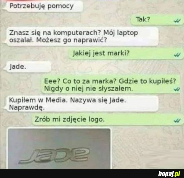 To pojechała