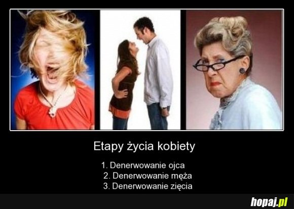 Etapy życia kobiety