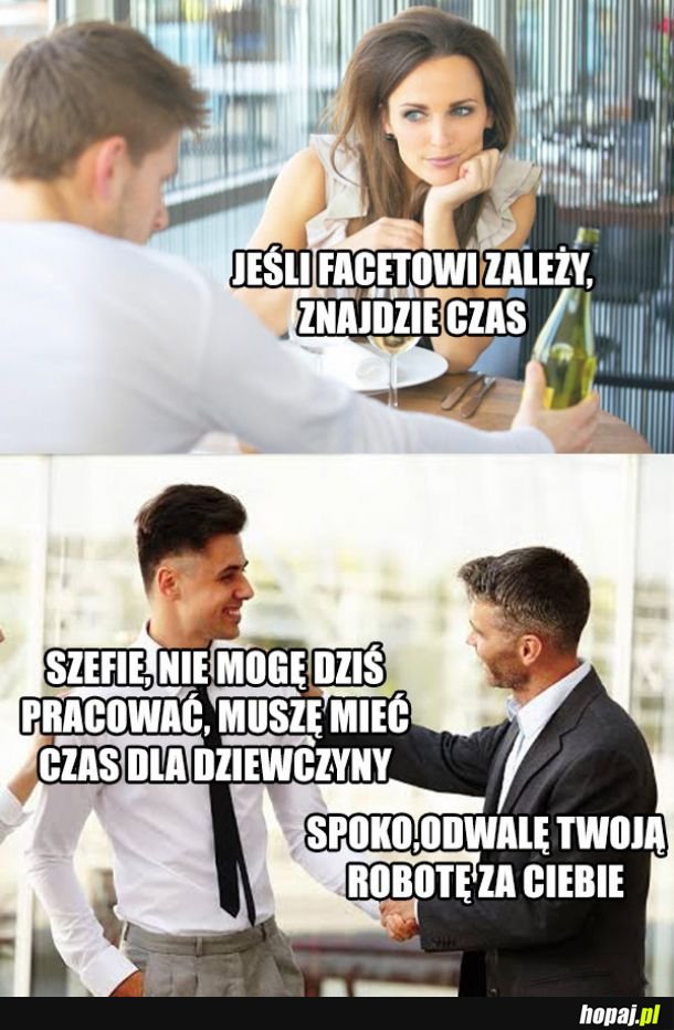 Jeśli facetowi zależy