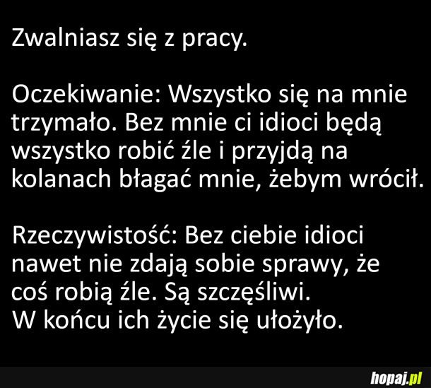 Oczekiwania vs rzeczywistość